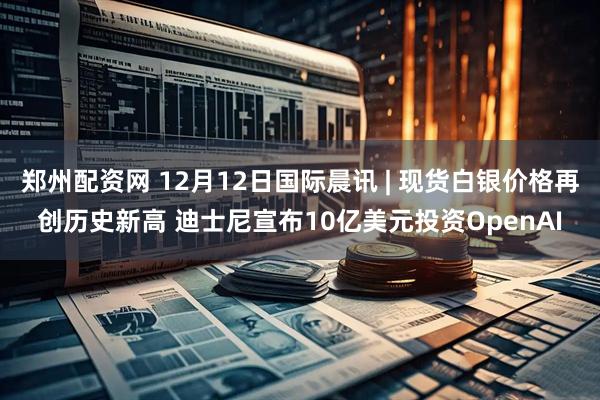 郑州配资网 12月12日国际晨讯 | 现货白银价格再创历史新高 迪士尼宣布10亿美元投资OpenAI